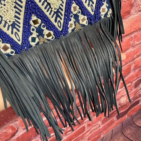 RebeccaMinkoff beaded fringe crossbody - Picture 3 of 12